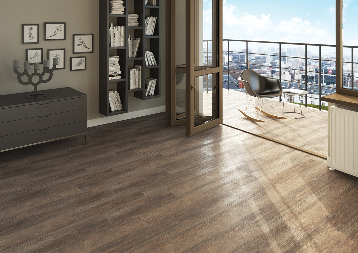 #Cersanit #I love wood #Obklady a dlažby #Terasy a balkony #Obytné prostory #dřevo #Klasický styl #Naturální styl #hnědá #Matná dlažba #Střední formát #Velký formát #350 - 500 Kč/m2 #new 