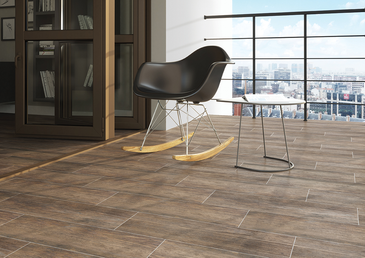 #Cersanit #I love wood #Obklady a dlažby #Terasy a balkony #Obytné prostory #dřevo #Klasický styl #Naturální styl #hnědá #Matná dlažba #Střední formát #Velký formát #350 - 500 Kč/m2 #new 