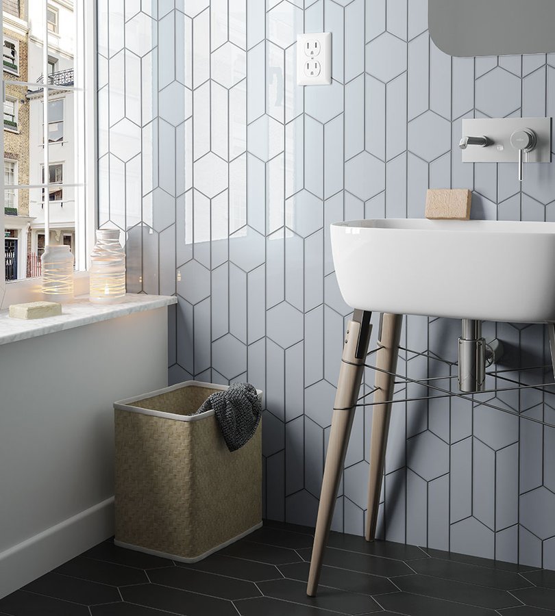 #Sapho #Chevron #Obklady a dlažby #Koupelna #Mozaika #Retro #bílá #Malý formát #1000 - 1500 Kč/m2 #1500 a výše #new 