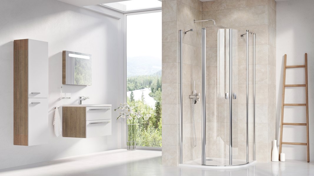 # #Ravak #Chrome - sprchové kouty čtvrtkruhové