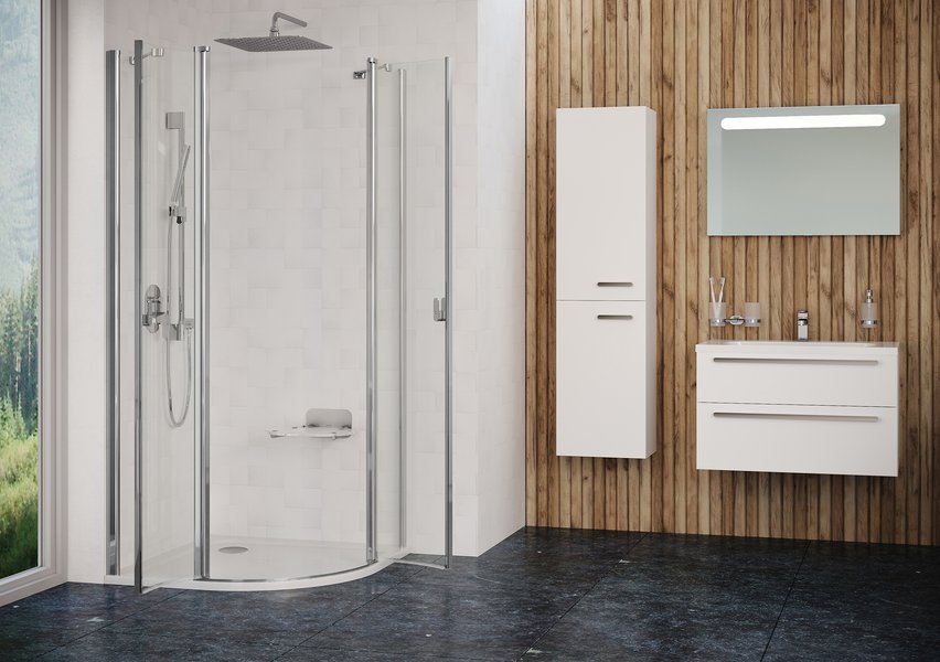 # #Ravak #Chrome - sprchové kouty čtvrtkruhové