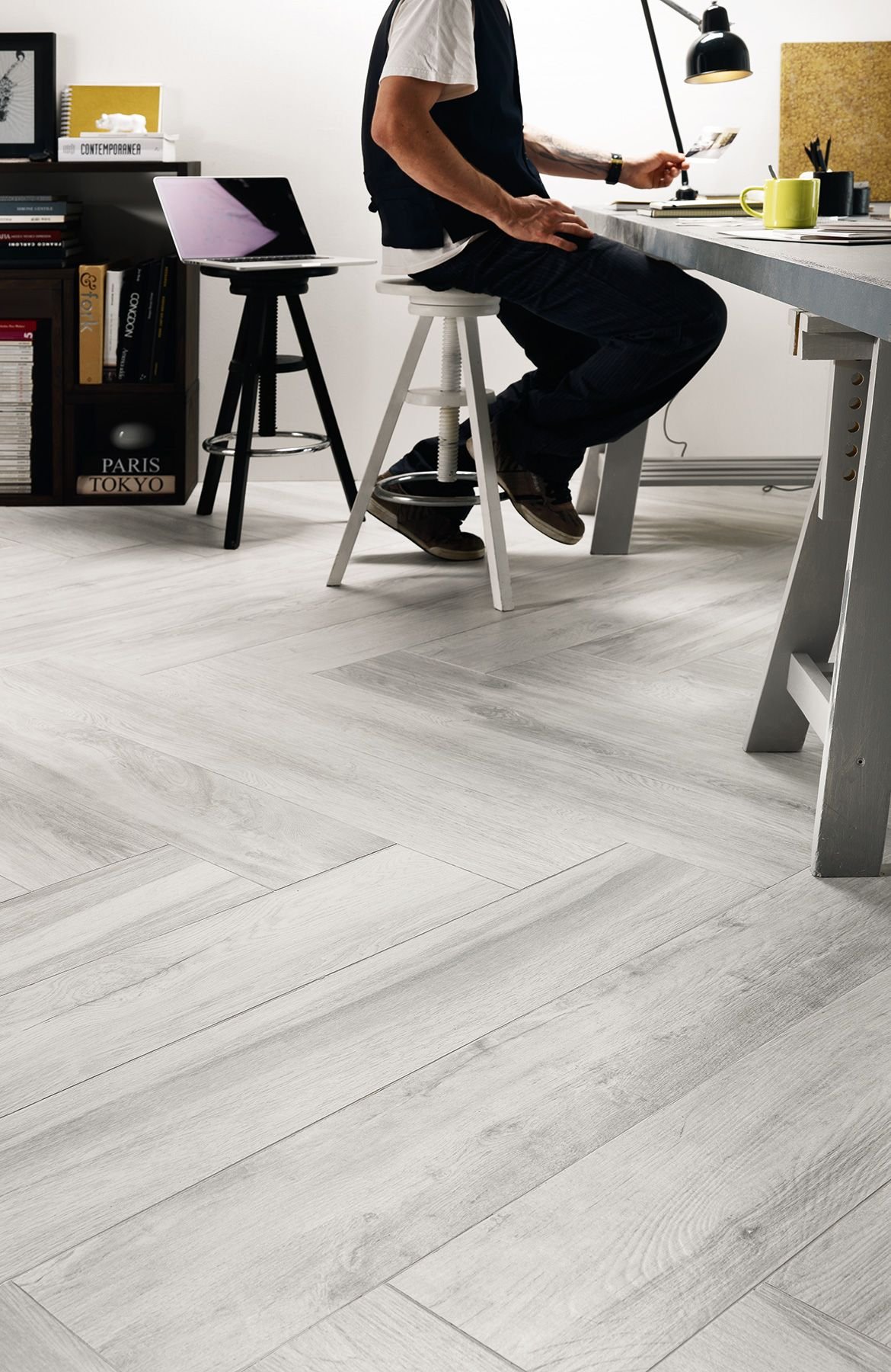 #NovaBell #My Space Rice #Obklady a dlažby #Obytné prostory #dřevo #Naturální styl #bílá #Matná dlažba #Velký formát #1000 - 1500 Kč/m2 #new