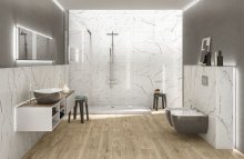 #NovaBell #Imperial Statuario #Obklady a dlažby #Koupelna #mramor #Klasický styl #bílá #Lesklá dlažba #Velký formát #1000 - 1500 Kč/m2 #1500 a výše #new #dřevo 
