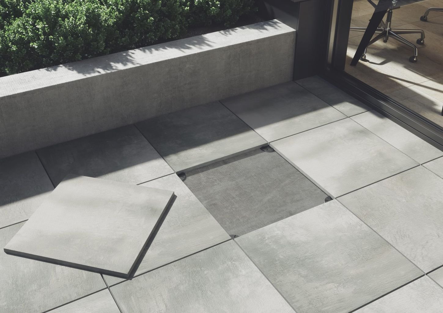 #Opoczno #Beton 2.0 #Obklady a dlažby #Terasy a balkony #beton #Moderní styl #šedá #Matná dlažba #Střední formát #Tloušťka 2 cm na terče #1000 - 1500 Kč/m2 #new 