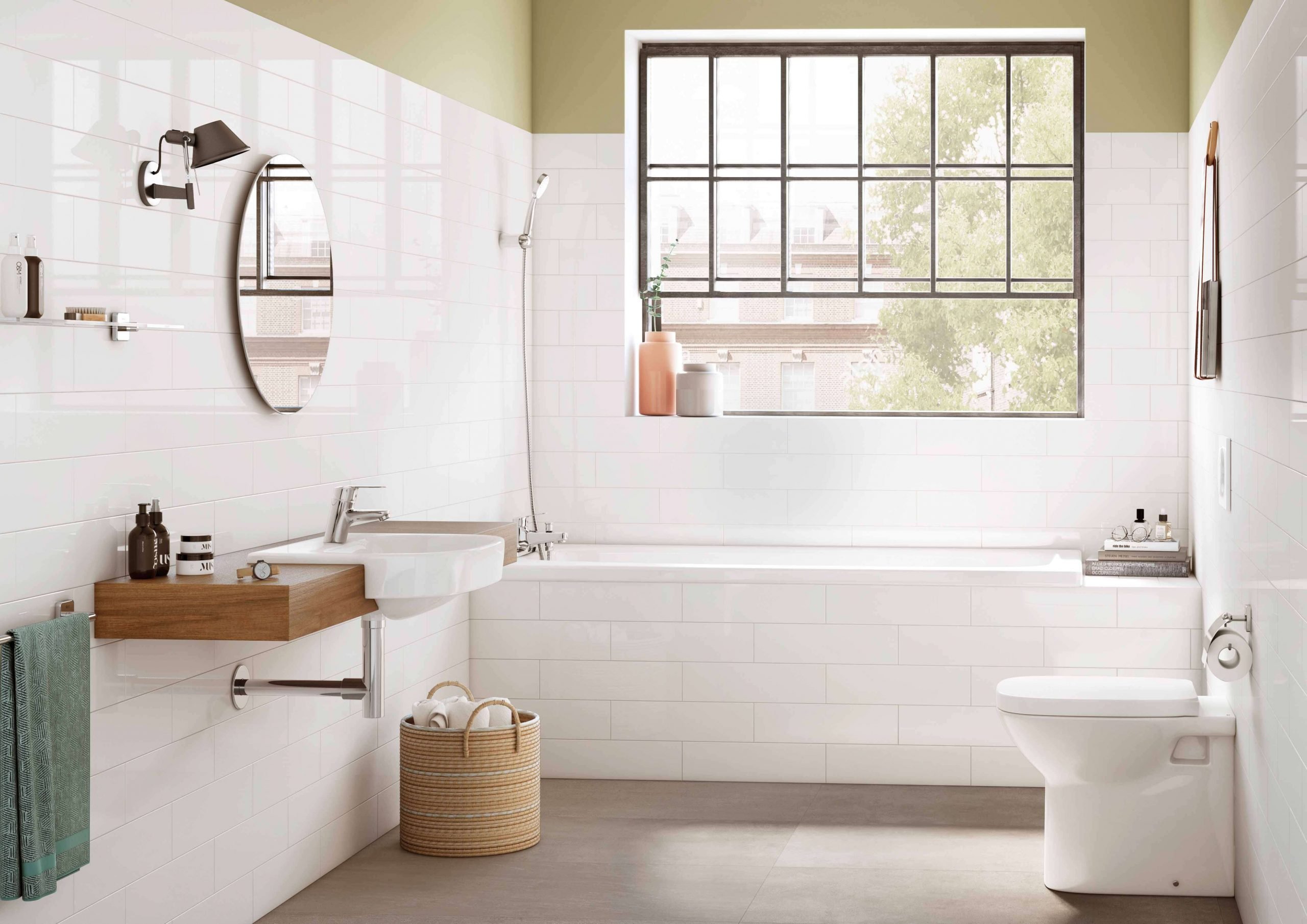 #Roca: obklady a dlažby #Momentum #Obklady a dlažby #beton #šedá #Matná dlažba #Extra velký formát #Velký formát #700 - 1000 Kč/m2 #new #Retro #Koupelna 