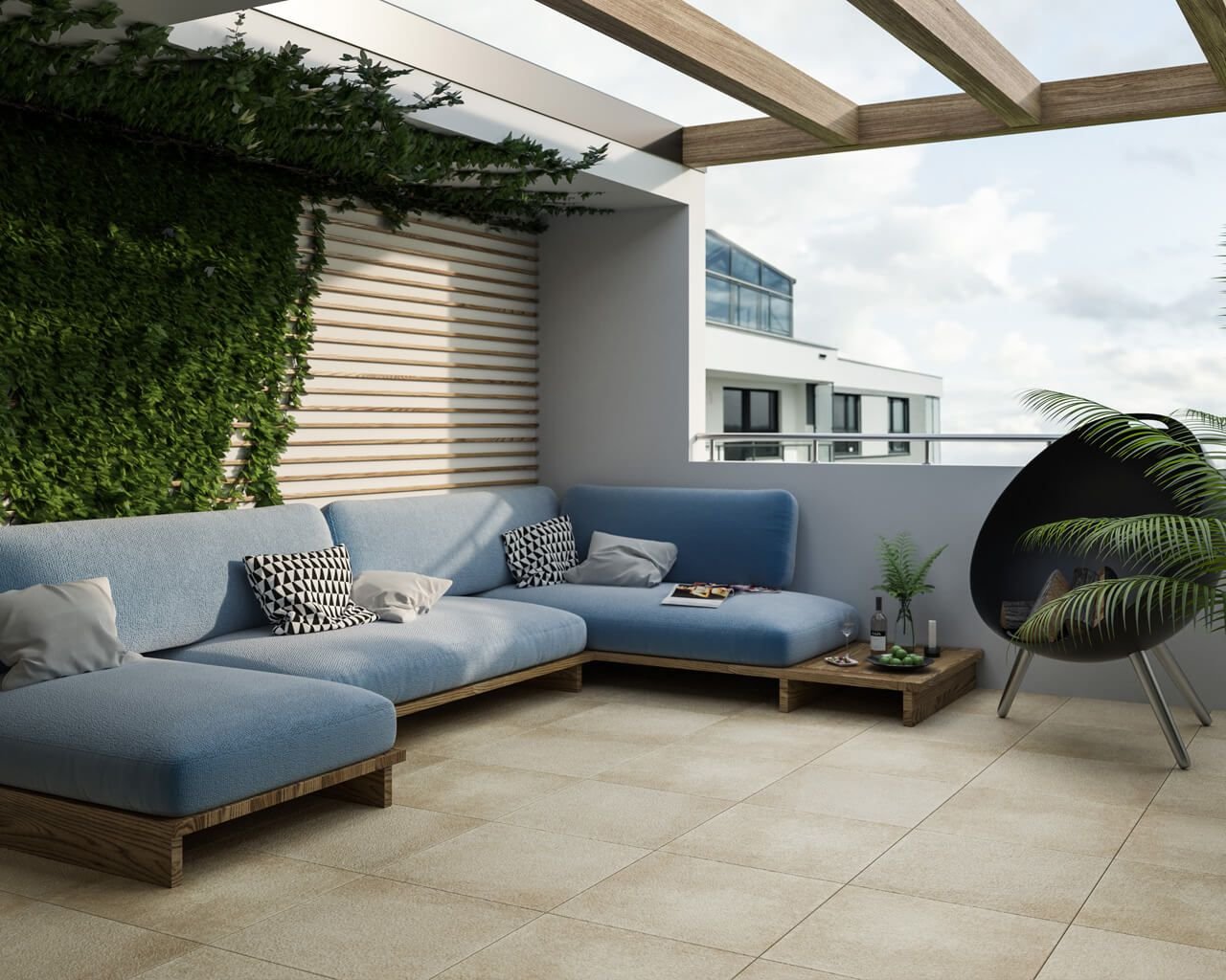 #Ceramika Paradyz #Terrace 2.0 cm #Obklady a dlažby #Terasy a balkony #kámen #Klasický styl #Moderní styl #béžová #Matná dlažba #Tloušťka 2 cm na terče #1000 - 1500 Kč/m2 #new #Střední formát 