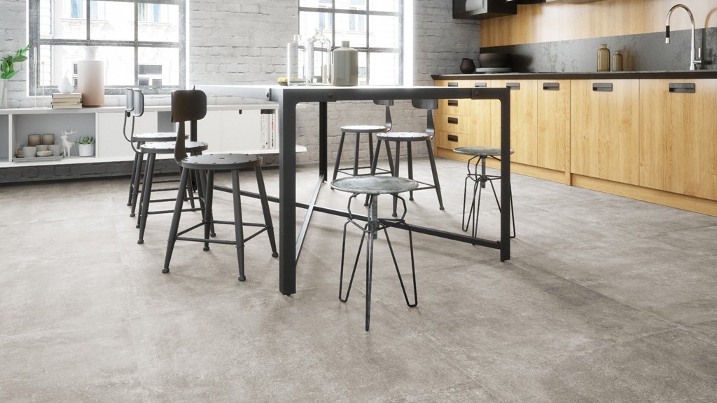 #Cerrad #Montego - 2 cm #Obklady a dlažby #Obytné prostory #beton #Minimalistický styl #Moderní styl #šedá #Matná dlažba #Střední formát #Velký formát #500 - 700 Kč/m2 #700 - 1000 Kč/m2 #new 