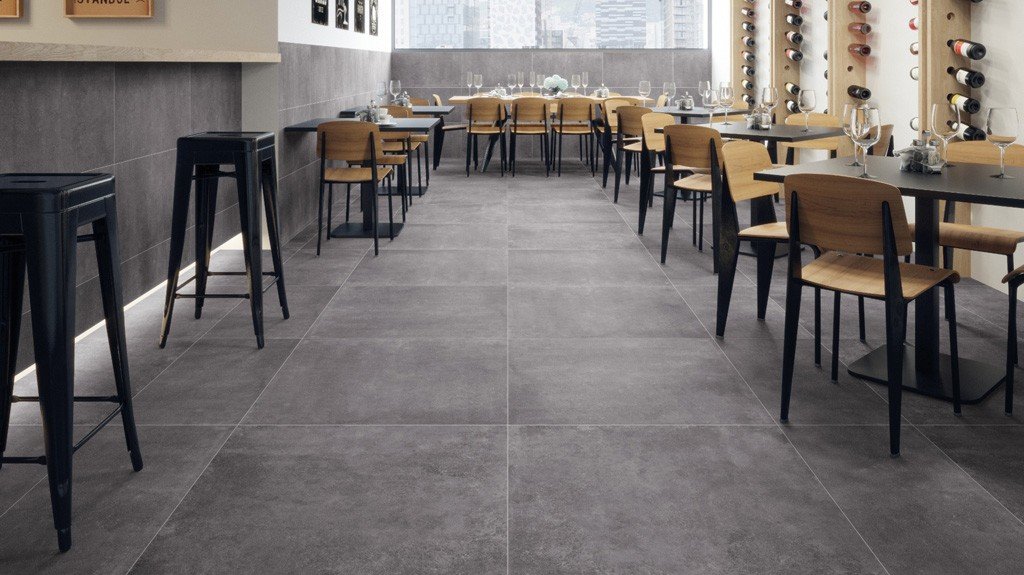 #Cerrad #Montego - 2 cm #Obklady a dlažby #Obchody a restaurace #beton #Minimalistický styl #Moderní styl #Technický styl #šedá #Matná dlažba #Střední formát #Velký formát #500 - 700 Kč/m2 #700 - 1000 Kč/m2 #new 