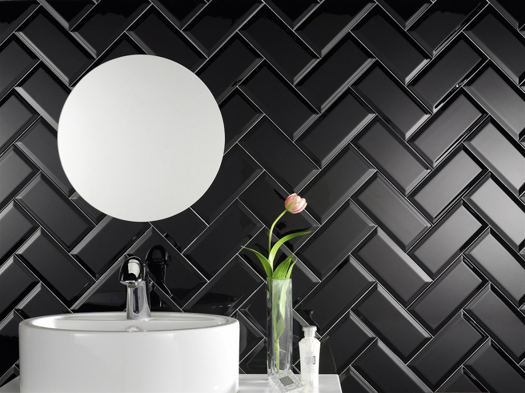 #Patriot #Retro Wall #Obklady a dlažby #Koupelna #Metro #Retro #černá #Matný obklad #Střední formát #700 - 1000 Kč/m2 #new 