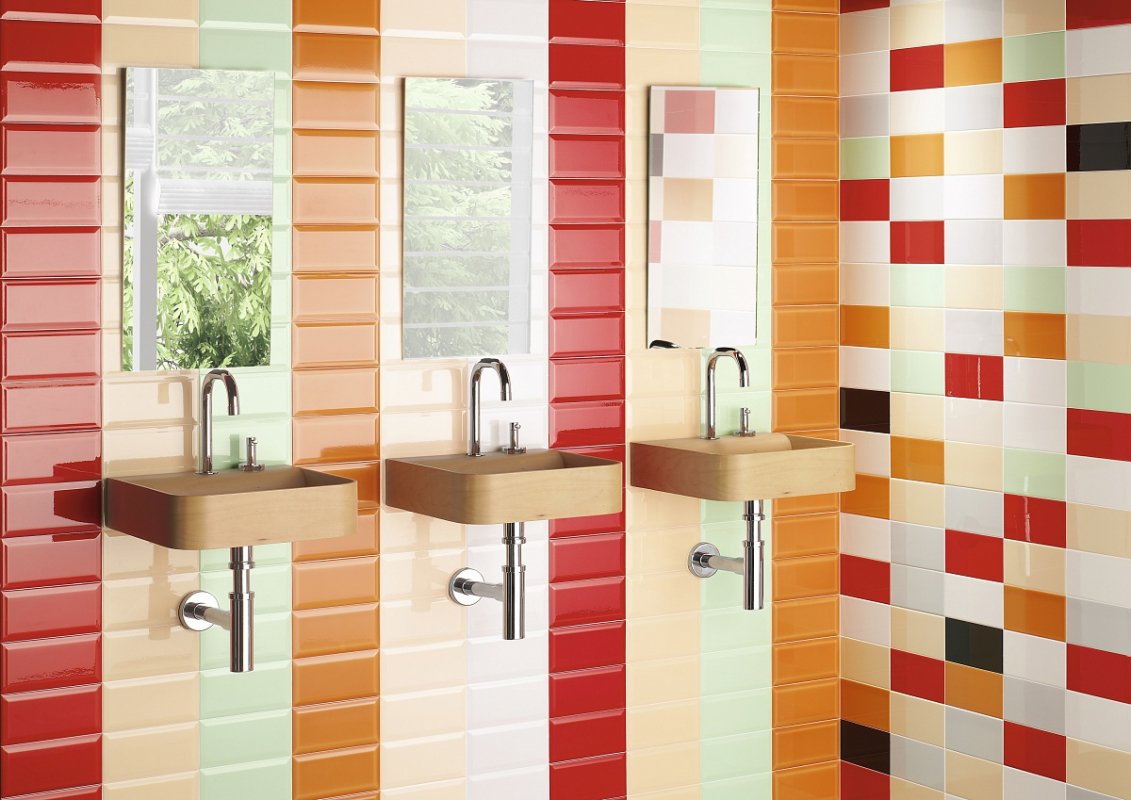 #Patriot #Retro Wall #Obklady a dlažby #Koupelna #Metro #Retro #bílá #černá #Lesklý obklad #Střední formát #500 - 700 Kč/m2 #červená #oranžová #700 - 1000 Kč/m2 #new 