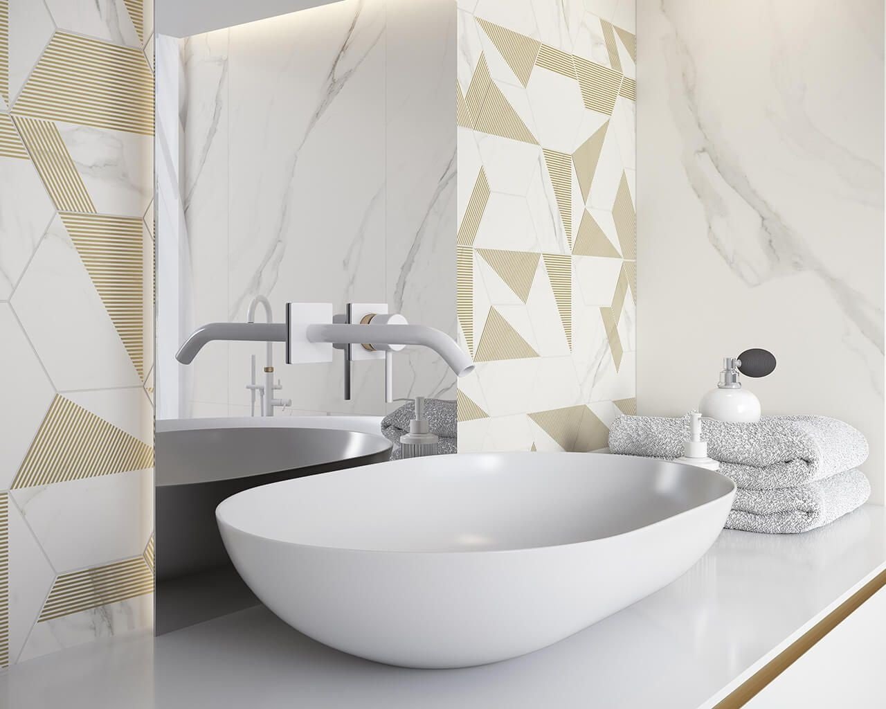 #Ceramika Paradyz #Calacatta #Obklady a dlažby #Koupelna #mramor #Klasický styl #Moderní styl #bílá #Lesklá dlažba #Matná dlažba #Extra velký formát #1500 a výše #new #inserta 