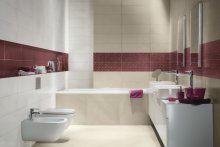 #RAKO #Blend #Obklady a dlažby #Koupelna #Klasický styl #bílá #červená #Matný obklad #Velký formát #350 - 500 Kč/m2 #new 