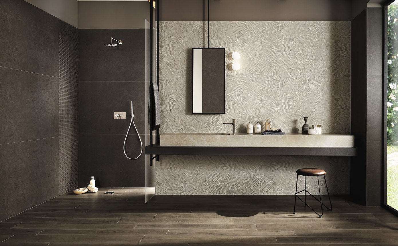 #Bloom #Obklady a dlažby #Koupelna #Moderní styl #bílá #FAP #hnědá #Matný obklad #Extra velký formát #1500 a výše #new 