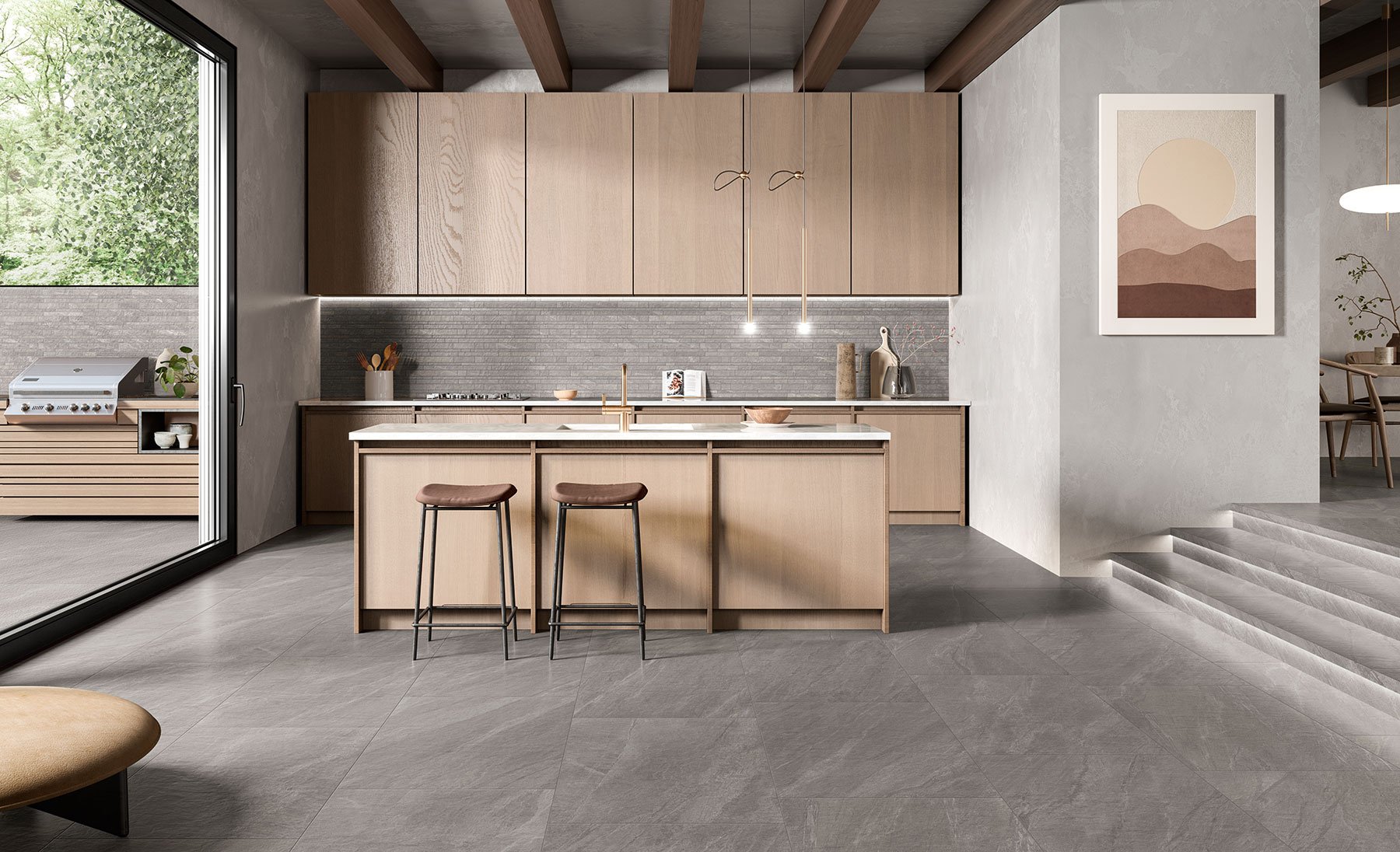 #NovaBell #Allblack Grigio #Obklady a dlažby #kámen #Minimalistický styl #šedá #Matná dlažba #Extra velký formát #Velký formát #1000 - 1500 Kč/m2 #700 - 1000 Kč/m2 #new #Obytné prostory 