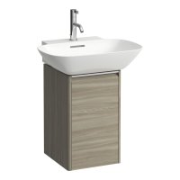 Base - skříňka 31,5x34 pod umyvadlo H815302, panty vlevo, světlý jilm