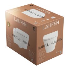 Kartell by Laufen - závěsné WC COMBI PACK, včetně sedátka