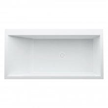 Kartell by Laufen - vana 170x86 zapuštěná, do pravého rohu, materiál Sentec
