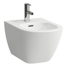 Lua Advanced - bidet závěsný, otvor pro baterii