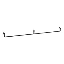 Lani - držák na ručník 130 cm, černá mat