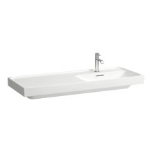 Meda - umyvadlo 120x46, s odkládací plochou vlevo