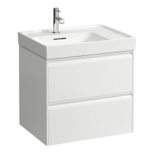 Meda - skříňka 58,5x45 pod umyvadlo H817111/H818111, 2 zásuvky, bílá matná