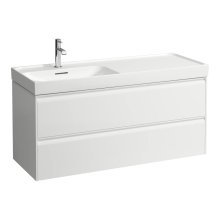 Meda - skříňka 118x45 pod umyvadlo H817110, 2 zásuvky, bílá matná