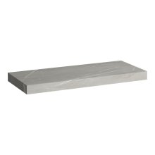 Arun - umyvadlová deska 1200, bez výřezu, tloušťka 80 mm, včetně 2 nástěnných držáků