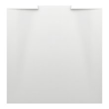Nia - sprchová vanička 80x80, čtvercová, odtok do stěny, Marbond