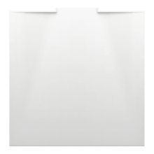 Nia - sprchová vanička 90x90, čtvercová, odtok do stěny, Marbond