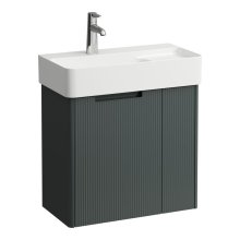 Juna - skříňka 57x40 pod umyvadlo H815285, 2 dvířka, šedá traffic