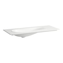 Alessi One - umyvadlo do nábytku Slim 120x50, vč. keramické krytky odpadního ventilu