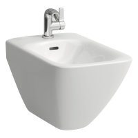 Palace - bidet závěsný, otvor pro baterii, bez postranních otvorů