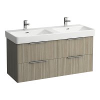Base - skříňka 115,9x43,8 pod dvojumyvadlo H814966, světlý jilm