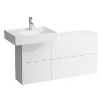 Kartell by Laufen - skříňka 120x27 pod umyvadlo H810334, H810335, H810338, H810339, H813332, H813333, H815331, bílá matná