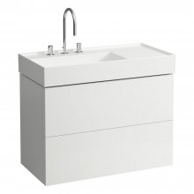 Kartell by Laufen - skříňka 88x45 pod umyvadlo H810338, bílá matná