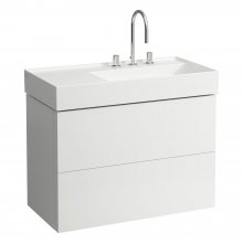 Kartell by Laufen - skříňka 88x45 pod umyvadlo H810339, bílá matná