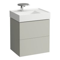 Kartell by Laufen - skříňka 58x45 pod umyvadlo H810334, oblázkově šedá