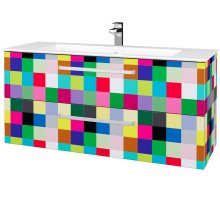 Gio SZZ2 120 - skříňka s umyvadlem 120 cm, závěsná, CS III