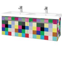 Big Inn SZZ 125 - skříňka s umyvadlem 125 cm, závěsná, CS III