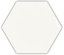 Shiny Lines bianco hexagon - dlaždice šestihran rektifikovaná 17,1x19,8 bílá