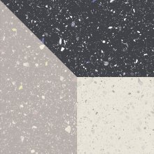 Moondust colour mix dekor gres szkl. mat. - dlaždice rektifikovaná 19,8x19,8 šedá matná
