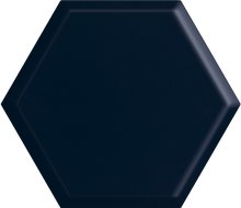 Intense Tone blue heksagon A struktura sciana - obkládačka šestihran 19,8x17,1 modrá
