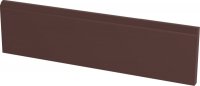 Natural brown cokol gladki - dlaždice sokl 30x8,1 hnědá hladká