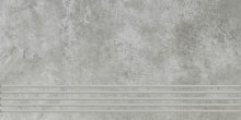 Scratch grys stopnica prosta nacinana mat - schodovka 29,8x59,8 šedá matná
