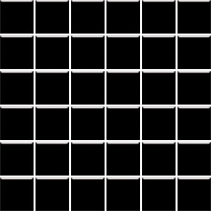 Gamma Colours/Altea nero - obkládačka mozaika 30x30 (4,8x4,8) černá lesk