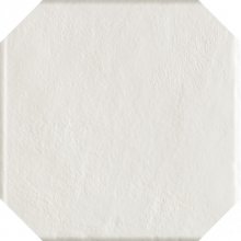 Modern bianco gres szkl. struktura octagon - dlaždice osmihran 19,8x19,8 bílá