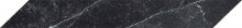 Barro nero mat listwa lewa - dlaždice bordura 7,2x59,8 černá