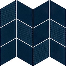 Uniwersalna mozaika szklana sky romb - obkládačka mozaika 23,8x20,5 modrá