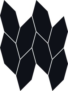 Uniwersalna mozaika nero torton - obkládačka mozaika 22,3x29,8 černá