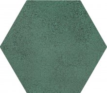 Burano hexagon green - obkládačka šestihran 12,5x11 zelená